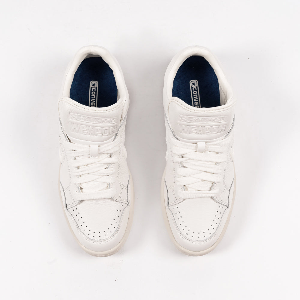 Converse Weapon Mono Leather Blanc Vintage/Ivoire A12054c