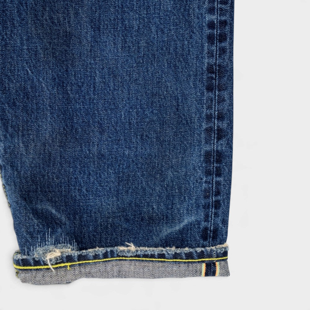 Edwin Loose Fit Blue Dark Used Repair I037629-01-e6