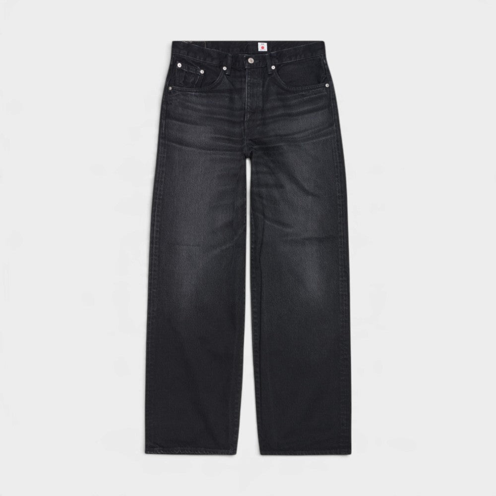 Edwin Wide Pant Black Deep Dark Used I035105-89-6z
