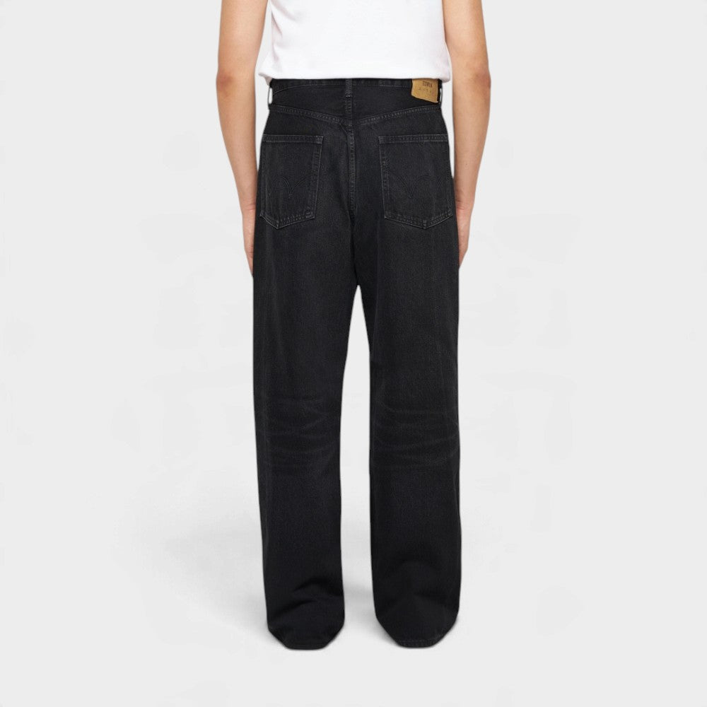 Edwin Wide Pant Black Deep Dark Used I035105-89-6z