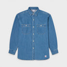 Edwin Work Shirt Blue Light Used I035112-01-5w