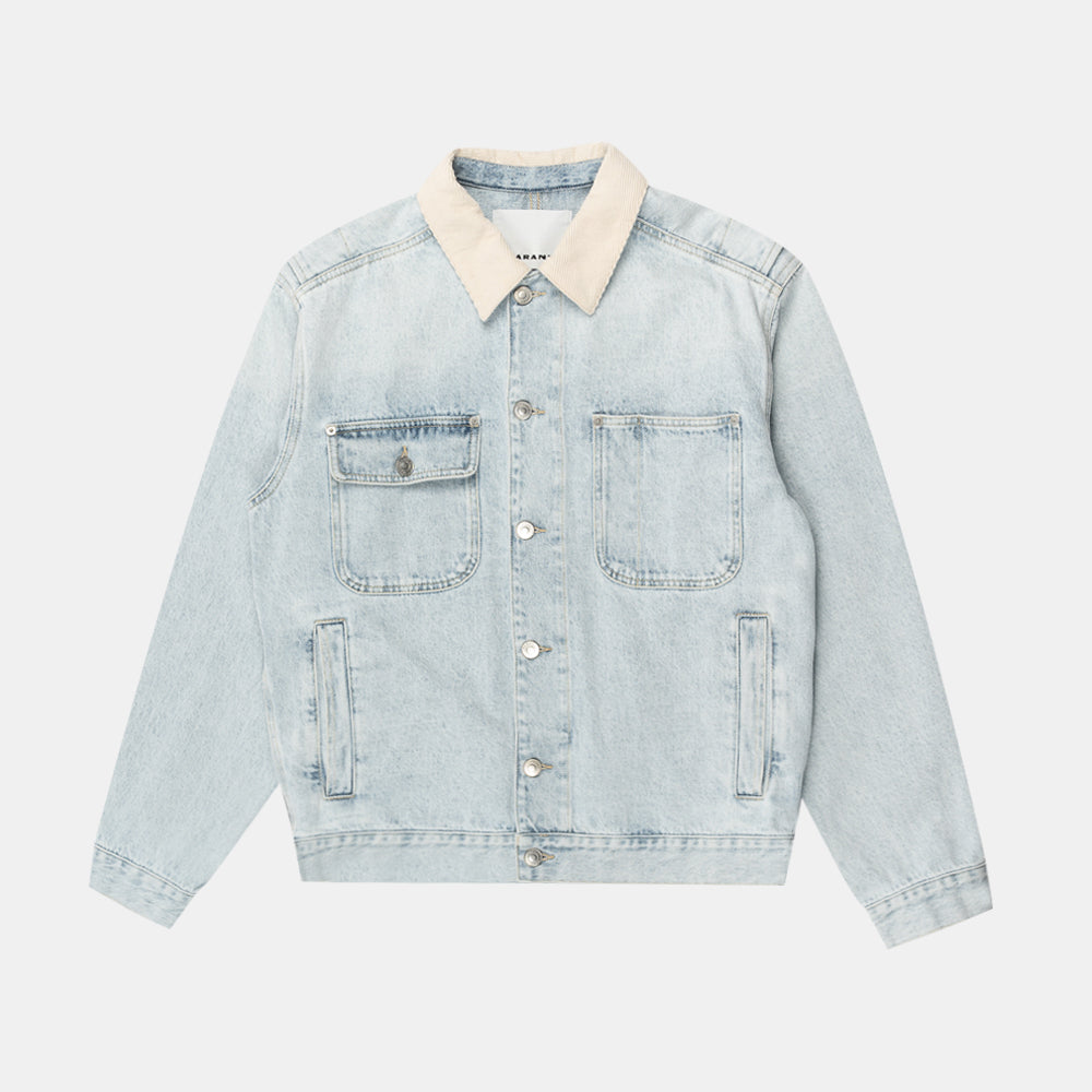 Marant Jotham Blouson Light Blue Ve0479ha-c1h01h-30lu