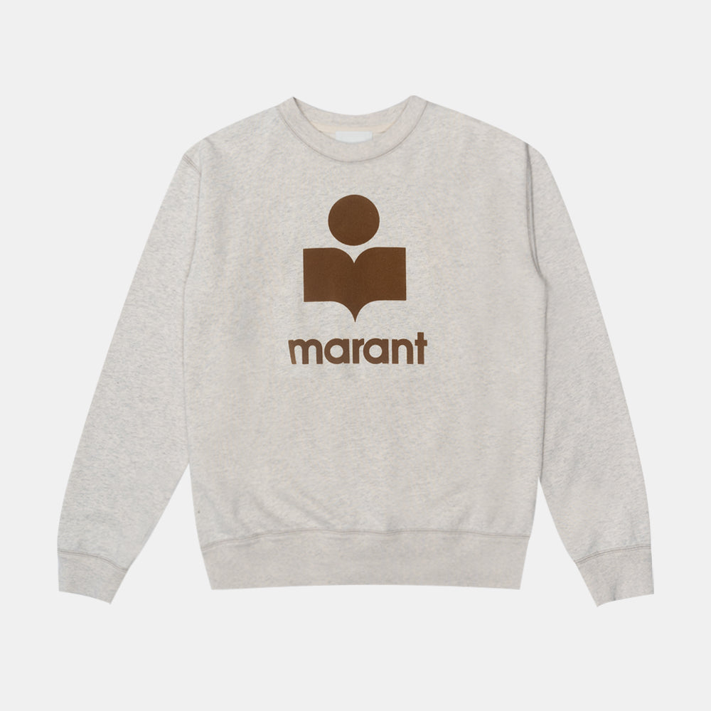 Marant Mikoy Sweat Ecru Camel Sw0029ha-b1m18h-ecca