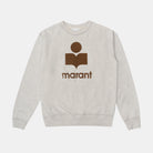 Marant Mikoy Sweat Ecru Camel Sw0029ha-b1m18h-ecca