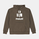 Marant Miley Hoodie Dark Bronze C3m06h-dbec