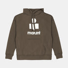 Marant Miley Hoodie Dark Bronze C3m06h-dbec