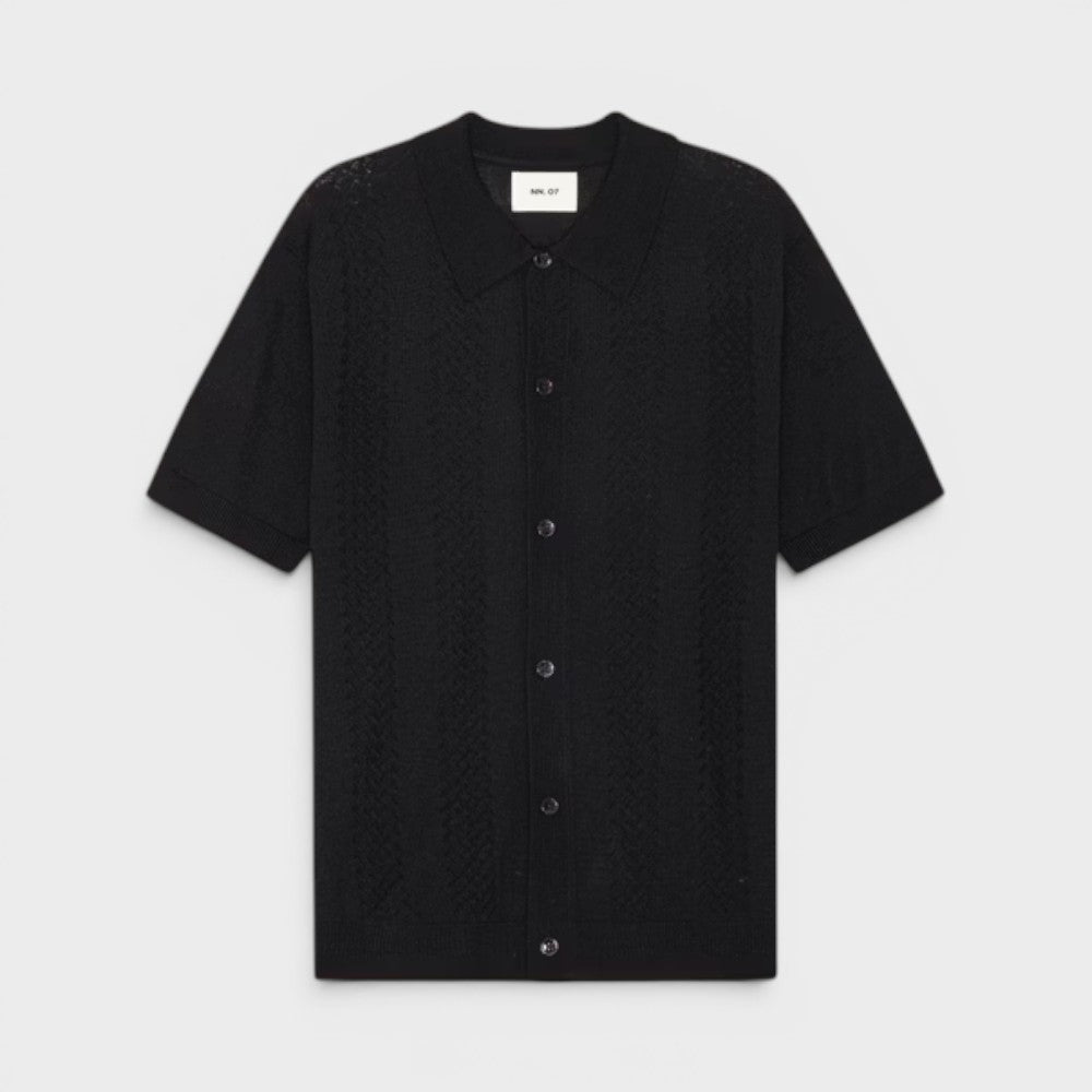 Nn07 Thor S/S Cardigan/Polo Deep Navy 2610000013-213