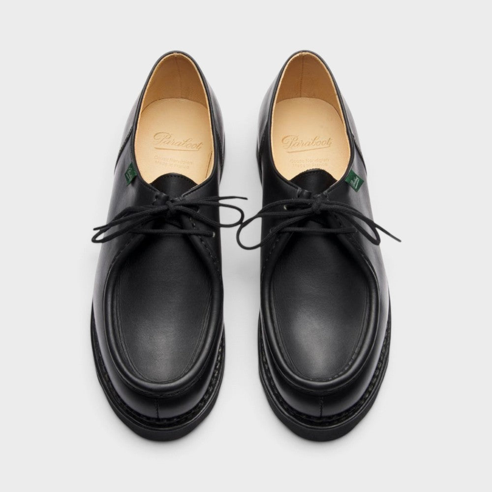 Paraboot Michael Lisse Noir - Semelle Gomme 715604