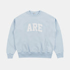 Reception Raglan Sweat Rare Dyed Ice Blue F0223