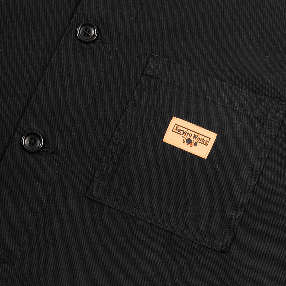 Service Works Canvas Chore Shirt Black Sw009s25