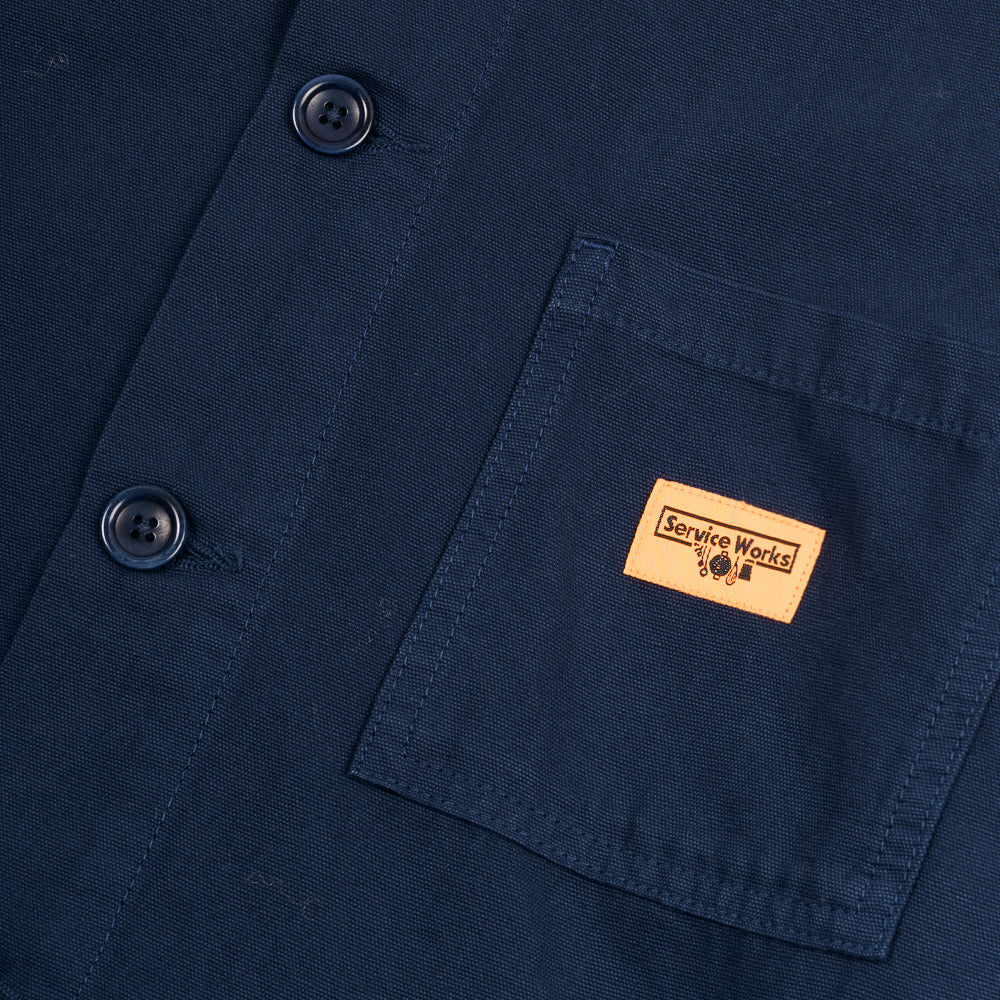Service Works Canvas Chore Shirt Navy Sw009s25