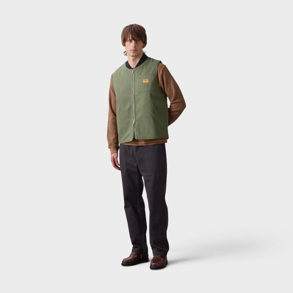 Service Works Canvas Work Vest Olive Sw345w26-olive