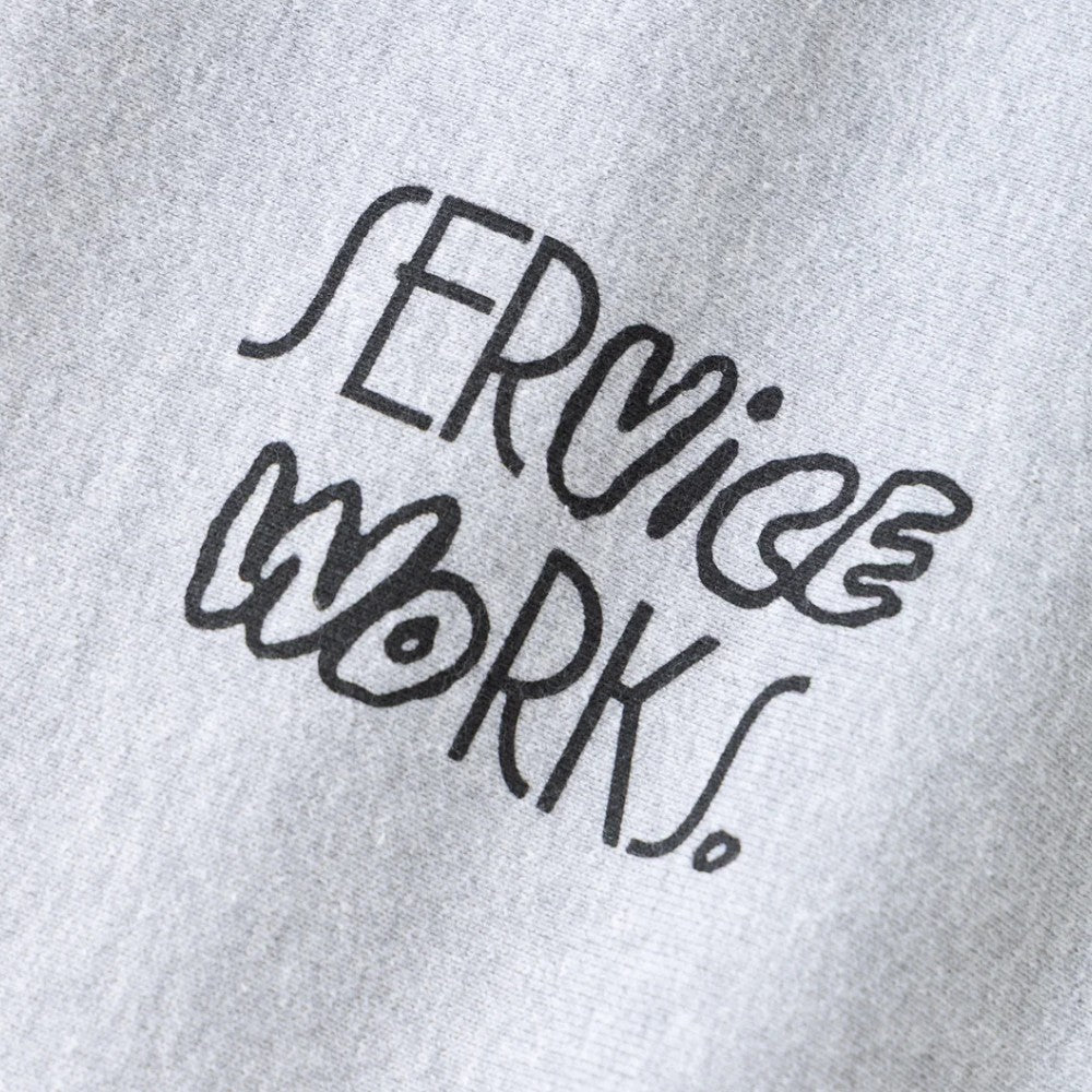 Service Works Double Vision Crewneck Heather Sw363w26-heather