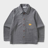 Service Works Flannel Foh Overshirt Charcoal SW338W26-CHARCOAL
