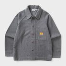 Service Works Flannel Foh Overshirt Charcoal Sw338w26-charcoal