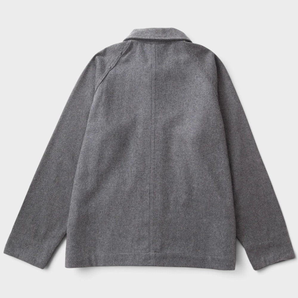 Service Works Flannel Foh Overshirt Charcoal Sw338w26-charcoal