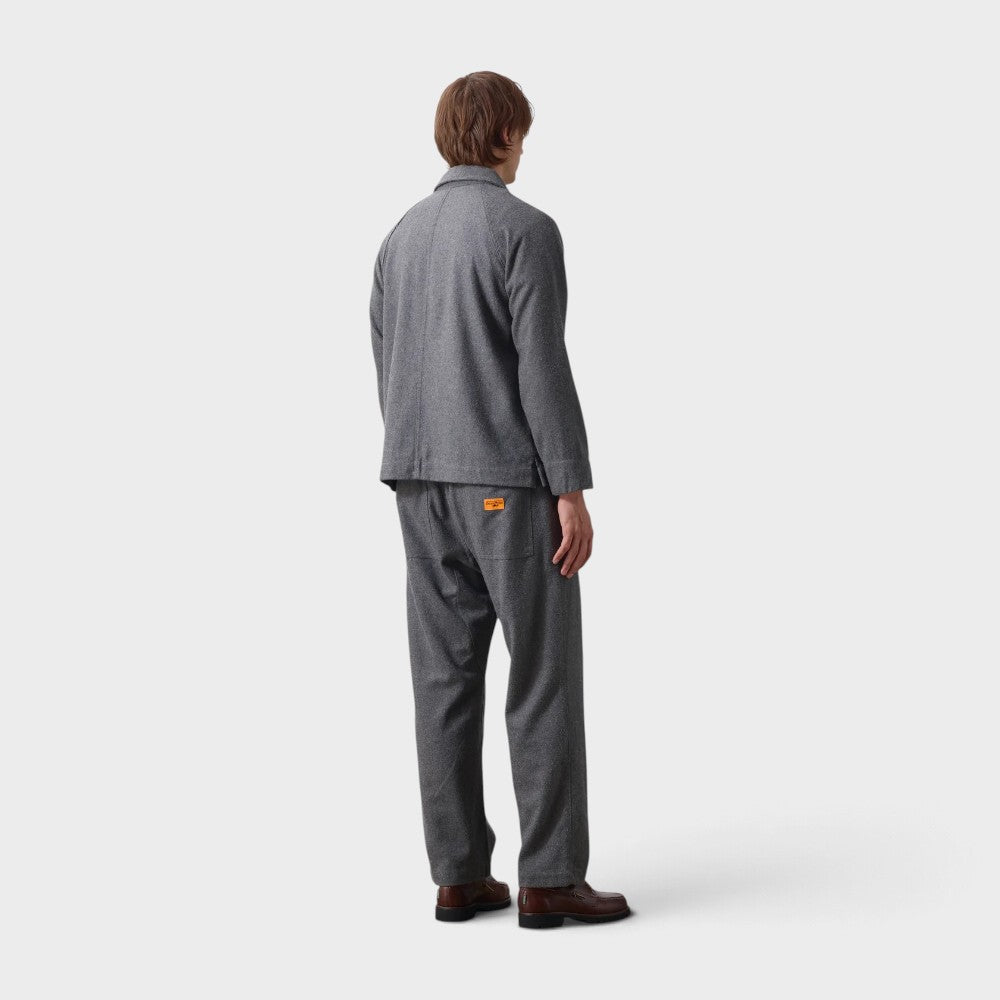 Service Works Flannel Foh Overshirt Charcoal Sw338w26-charcoal