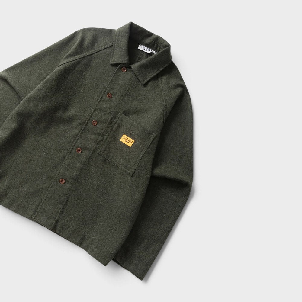 Service Works Flannel Foh Overshirt Forest Sw338w26-forest