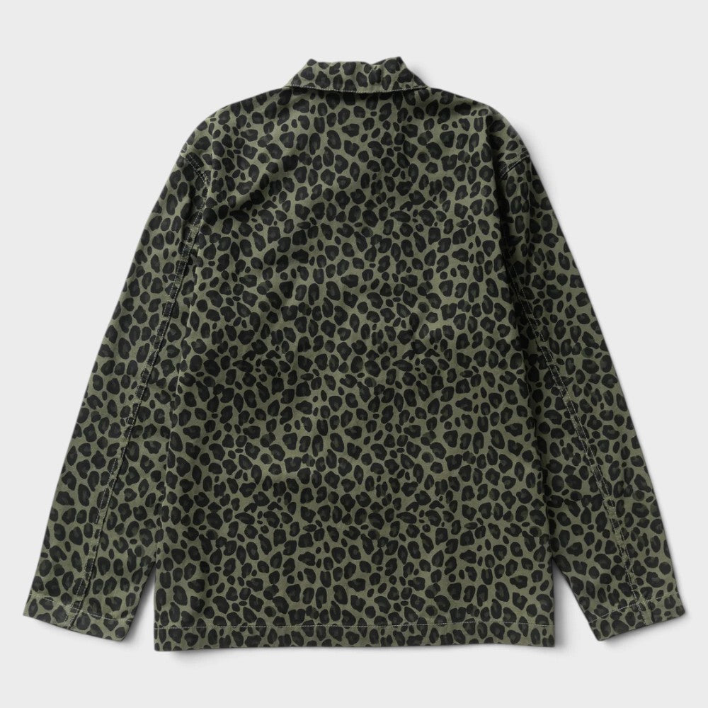 Service Works Patterned Easy Chef Shirt Green Leopard Sw344w26-green-leopard