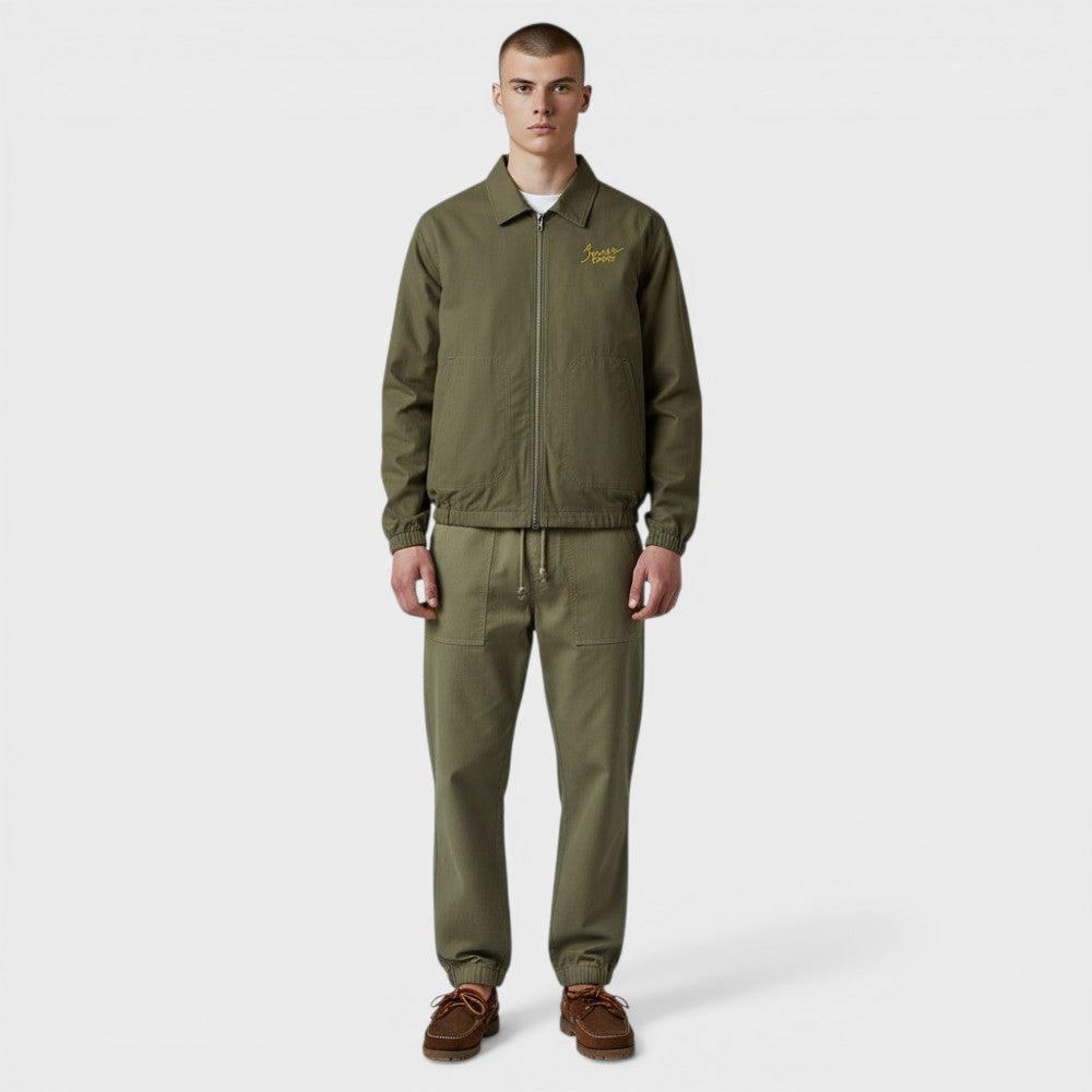 Service Works Twill Work Jacket Olive Sw197s26-olive
