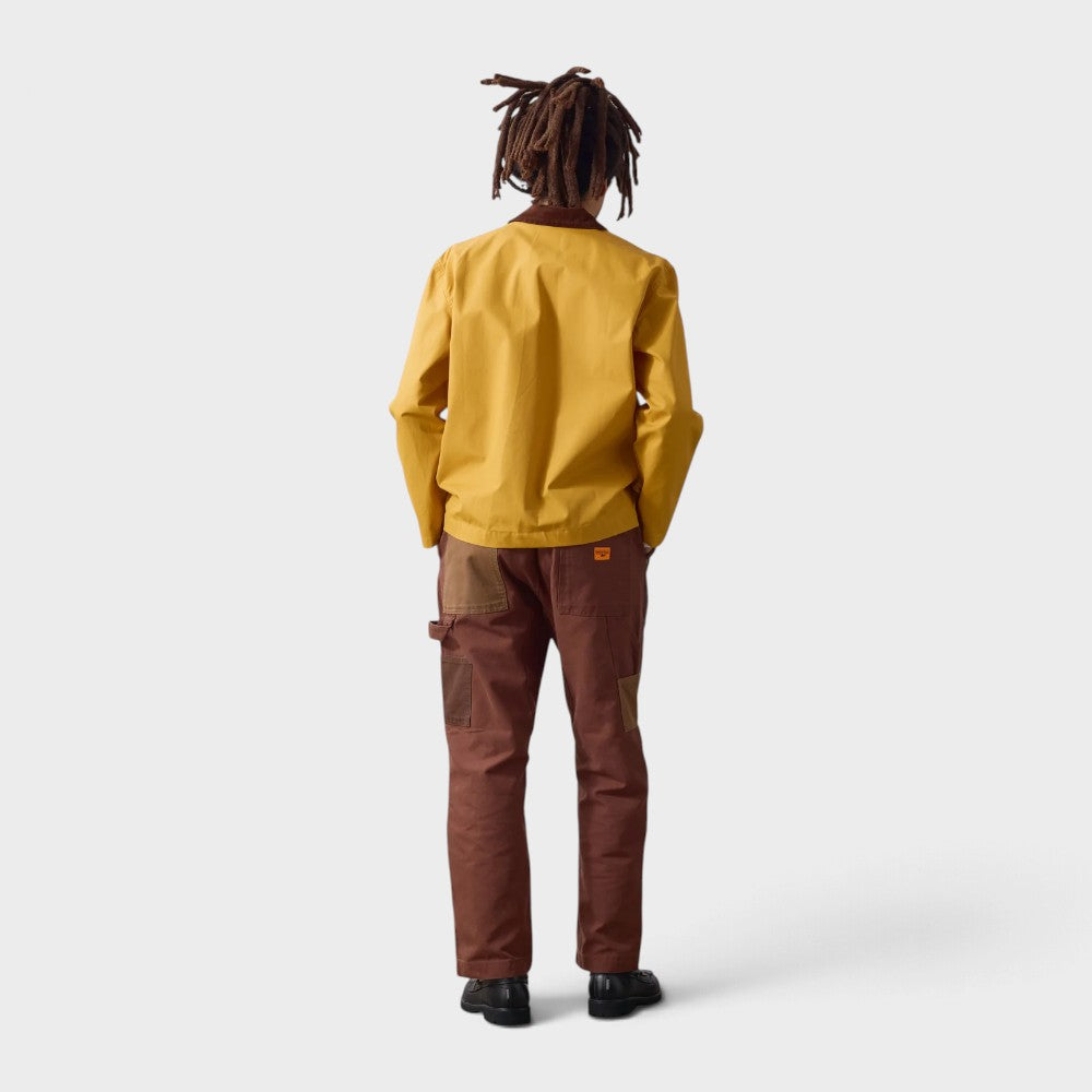 Service Works Waxed Barn Coat Ochre Sw353w26-ochre