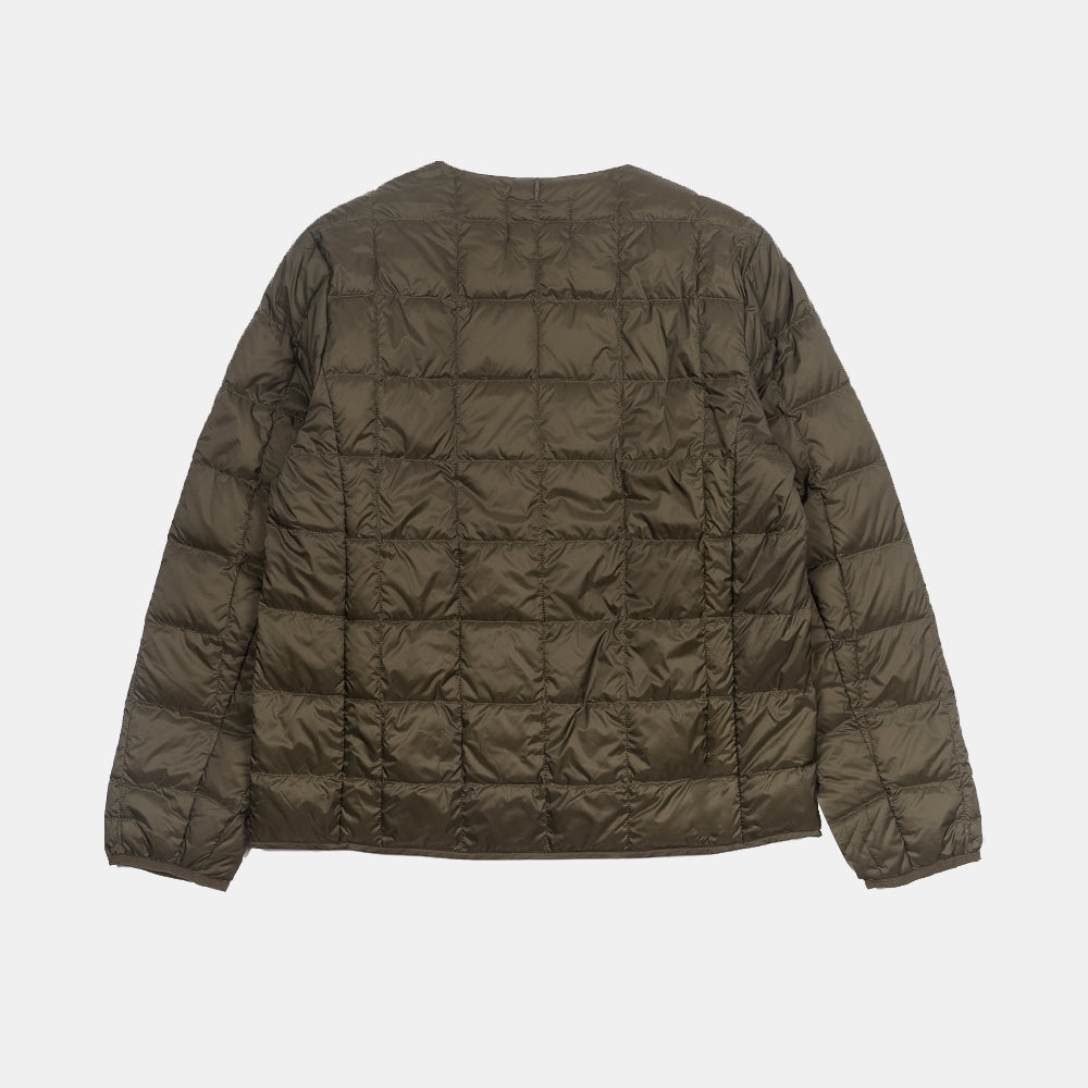 Taion Crew Neck Down Jkt Dark Olive Taion-104