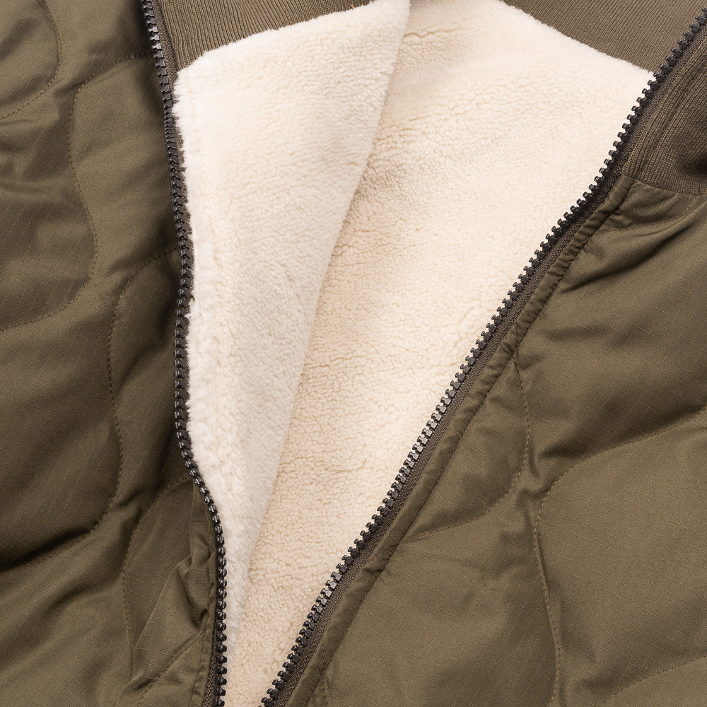 Taion Military Reversible Down Jkt Dark Olive / Cream R112zml-1