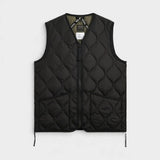 Unisex Military Zip V Neck Down Vest
