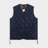 Unisex Military Zip V Neck Down Vest