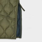 Taion Military Zip Vneck Down Jacket Dark Olive Taion-101zml-1-d-olive