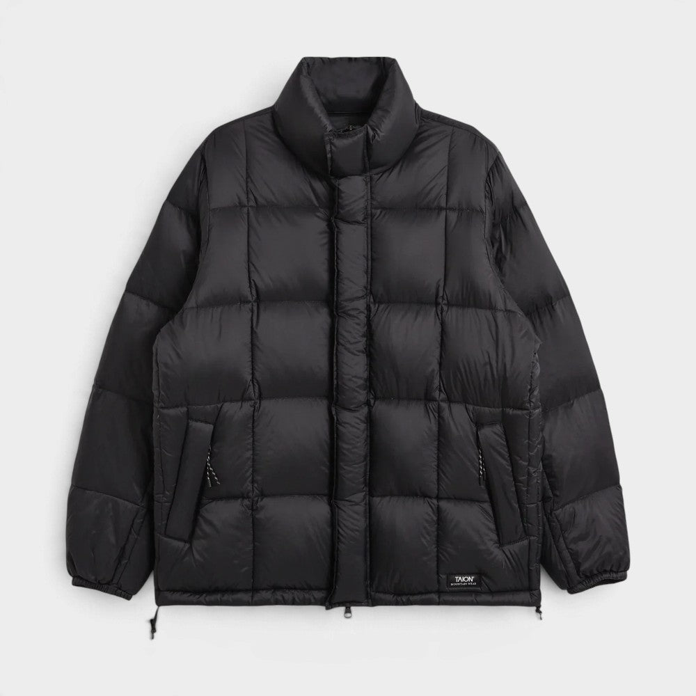 Taion Mountain Flyforont Down Jacket Black Taion-102vfmt-black