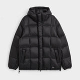 Mountain Hooded Fly-Foront Volume Down Jacket