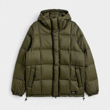 Mountain Hooded Fly-Foront Volume Down Jacket