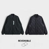Taion Reversible MA-1 Faux Wool Down Jacket Charcoal Dark Navy TAION-JK02JS-1-CHAR-DARK-NAVY