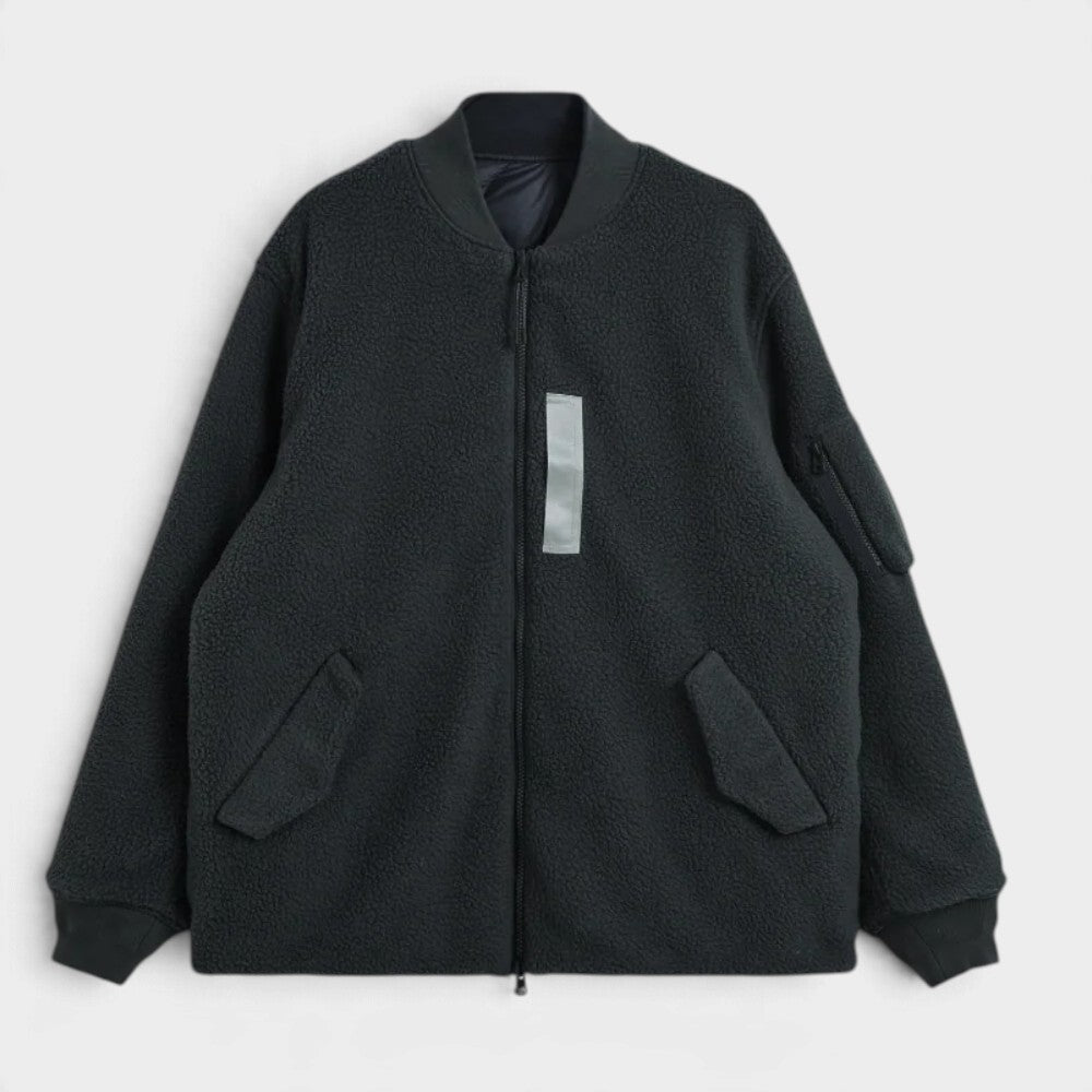 Taion Reversible Down Jacket Charcoal Dark Navy Taion-jk02js-1-char-dark-navy