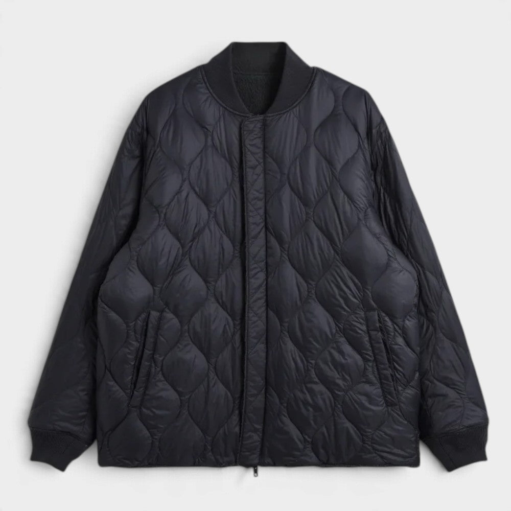 Taion Reversible Down Jacket Charcoal Dark Navy Taion-jk02js-1-char-dark-navy