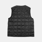 Taion V Neck Button Down Vest Black Taion-001