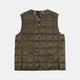 Taion V Neck Button Down Vest Navy TAION-001