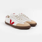 Veja Volley Leath Wht/Pekin/Bark Vo2003533b