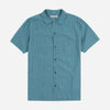Ymc Malick Shirt Blue/Green P2YAU-BLUE/GREEN