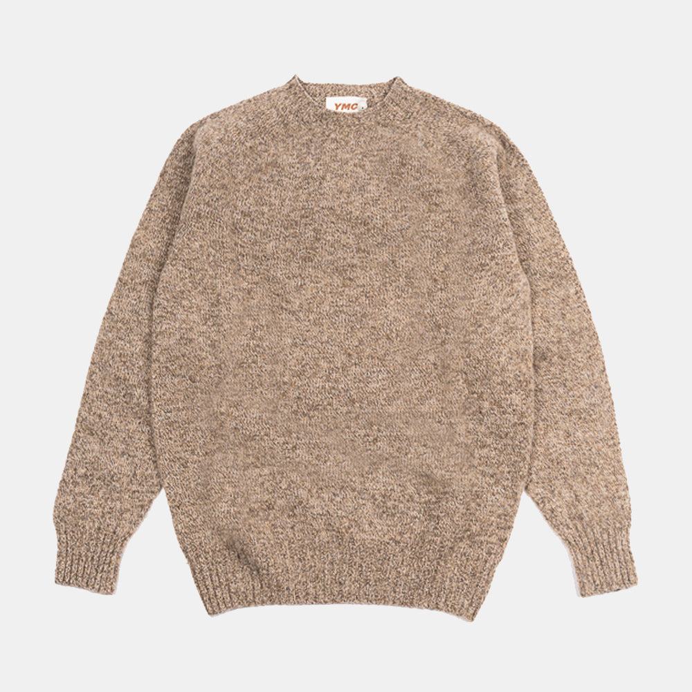 Ymc Suedehead Crew Knit Natural P8azc-20